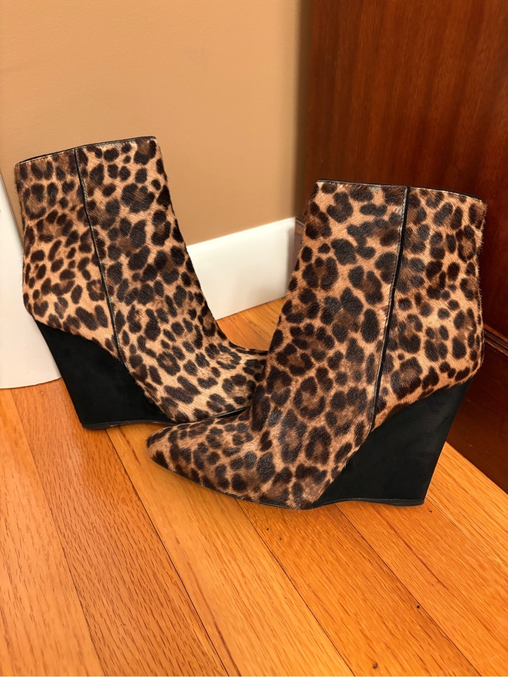 Prada Pony Hair Leopard Print Boots 7715 Size 36EU - Picture 5 of 12